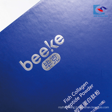 Sencai Customized logo silver foil stamping cosmetic packaging box
